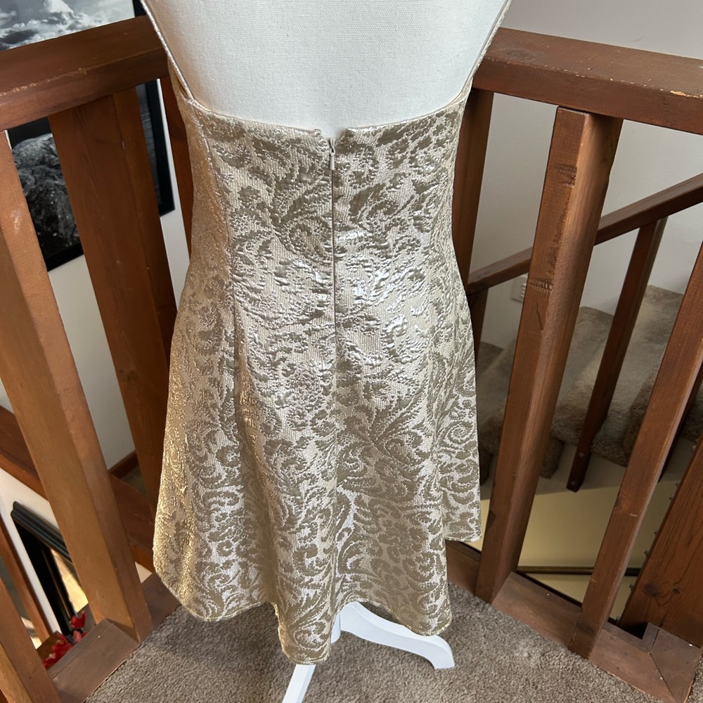 Gold dress by Waters & Waters size 10 - Picture 10 of 11